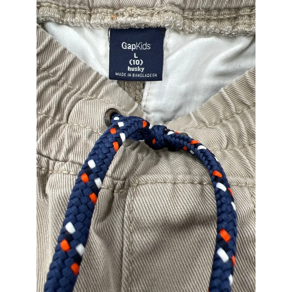 GapKids Boys Khaki Hybrid Jogger Pants Tan Size L 10‎ Husky 545230-00